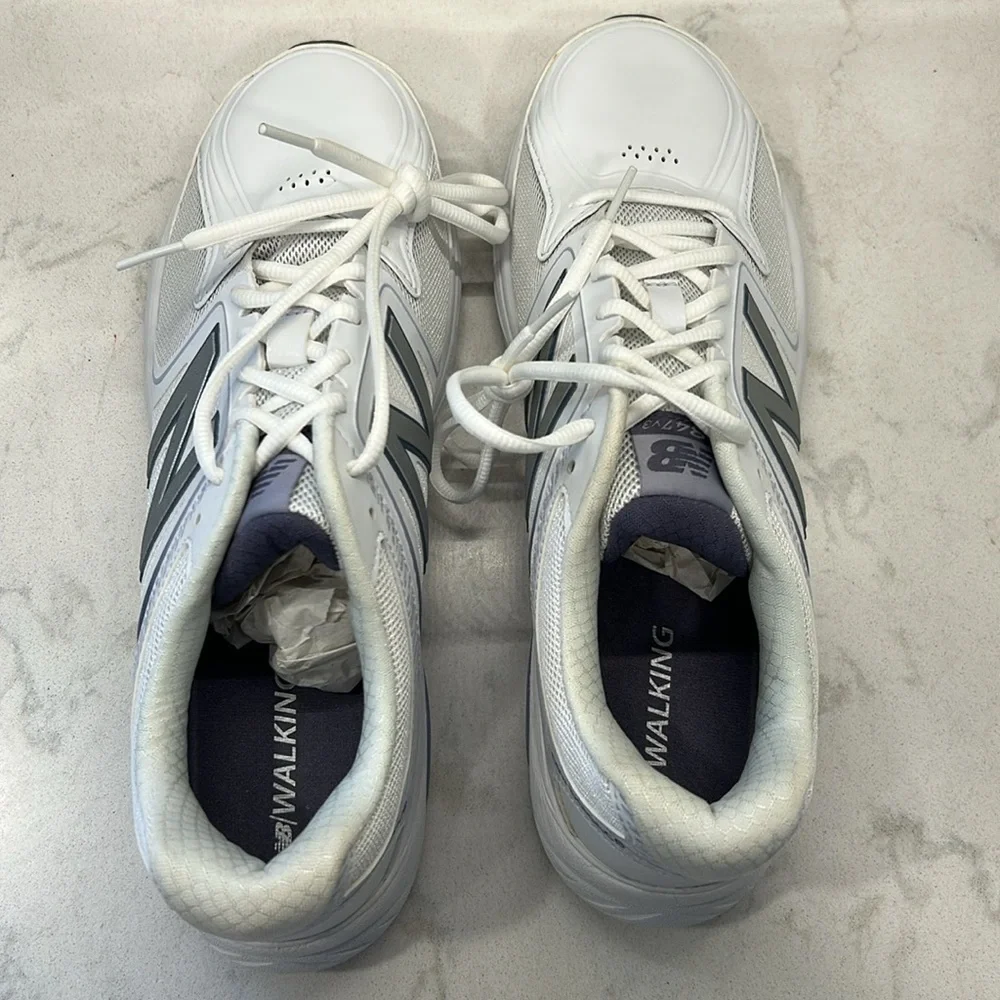 NIB New Balance 847 V3 | White & Grey Walking Shoes Sneakers